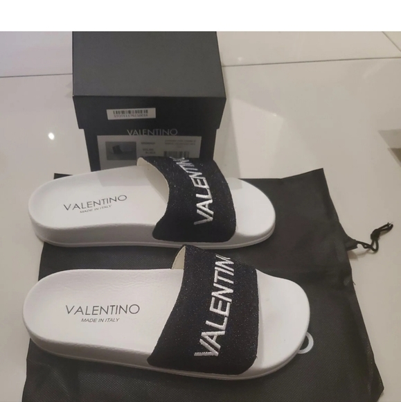 Authentic slides sandals mario valentino pool sandals sneakers shoes - Picture 12 of 14